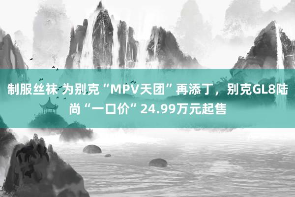 制服丝袜 为别克“MPV天团”再添丁，别克GL8陆尚“一口价”24.99万元起售