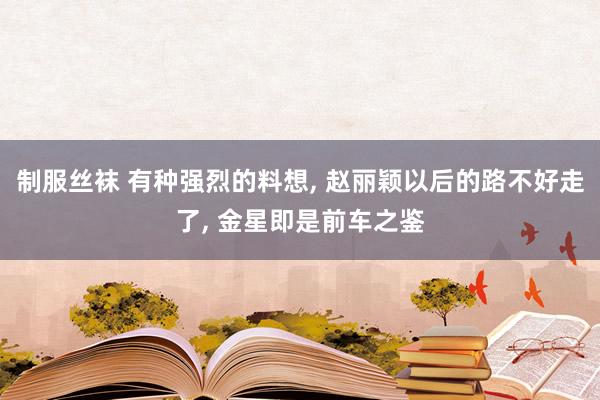 制服丝袜 有种强烈的料想， 赵丽颖以后的路不好走了， 金星即是前车之鉴